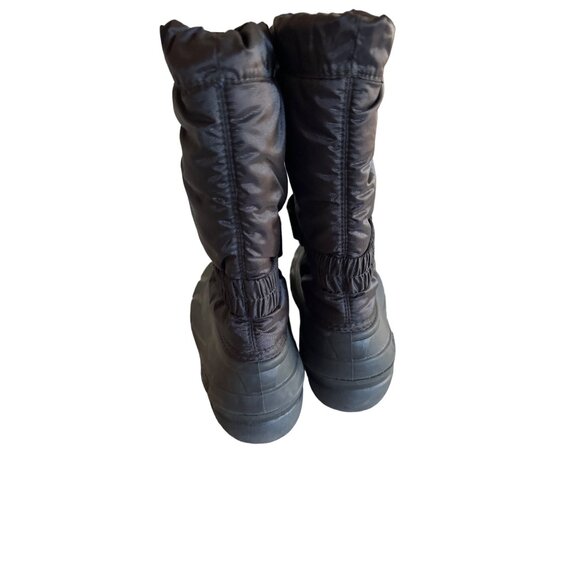 Sorel Youth Waterproof Winter Snow Boots Size 4 Black & Blue - Picture 3 of 8